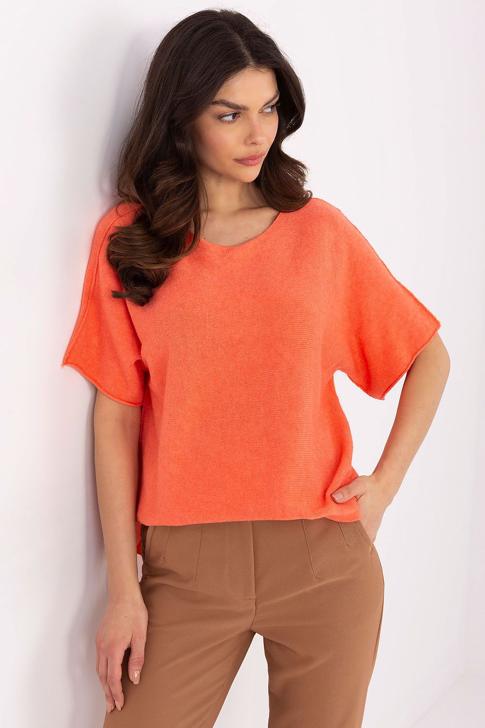 Short sleeve sweater model 209986 Italy Moda